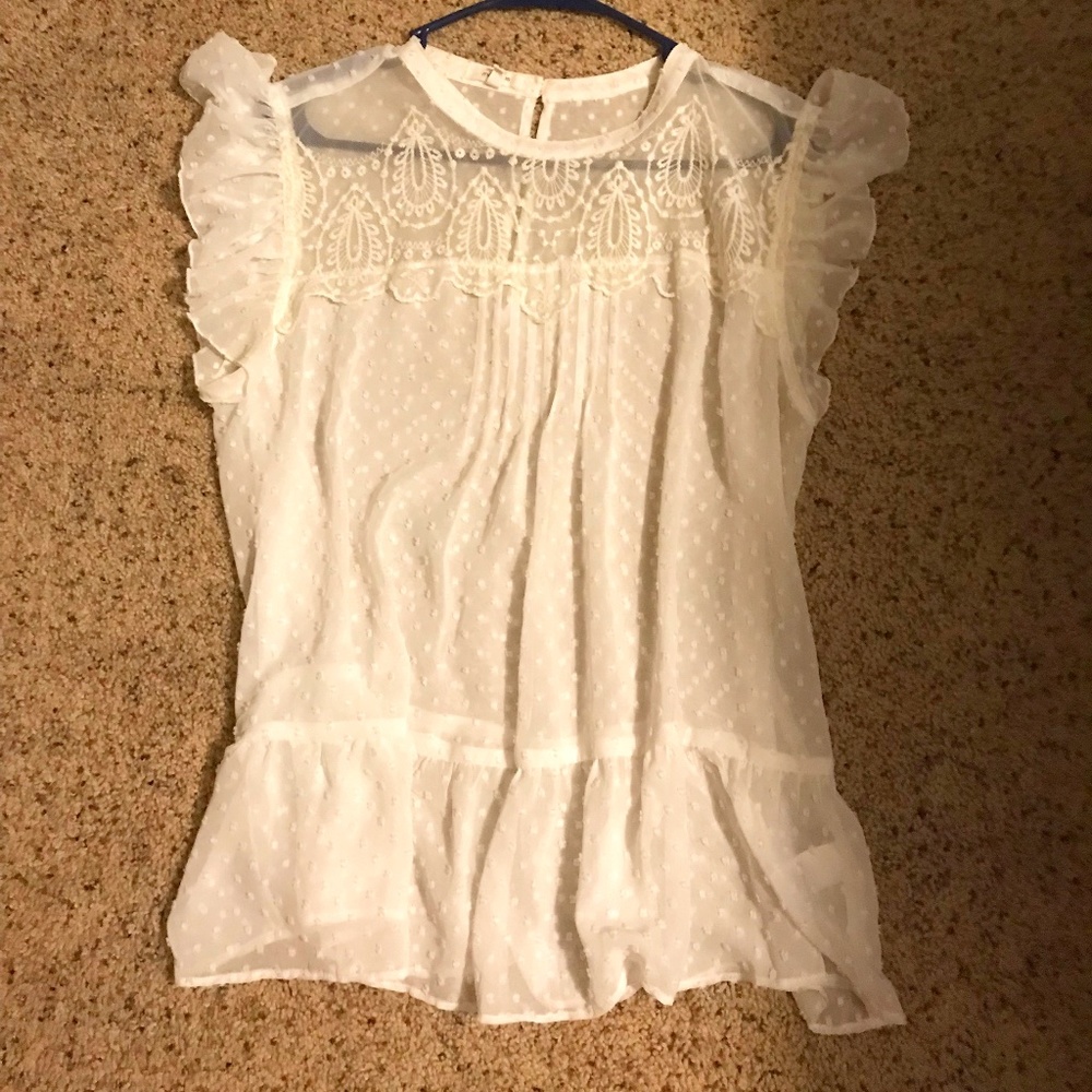 Sheer Maurice’s top, very very nice and cute size large